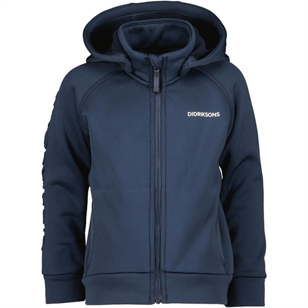 Corin Navy Sweatshirt m. Lynlås | Luksusbaby