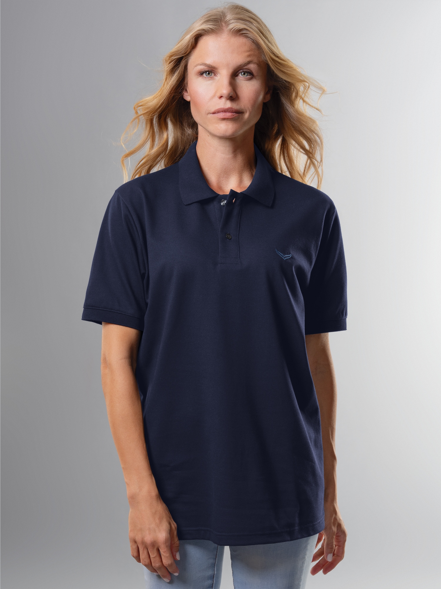 Poloshirt DELUXE Piqué Navy