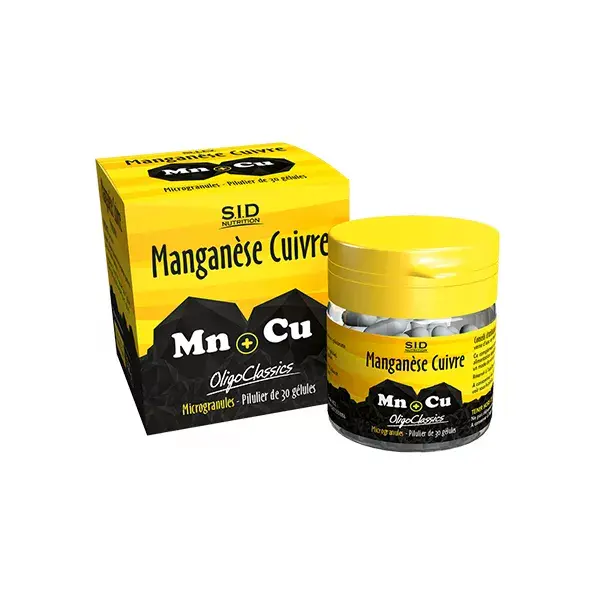SID Nutrition Oligo Classics Manganês - Cobre 30 cápsulas