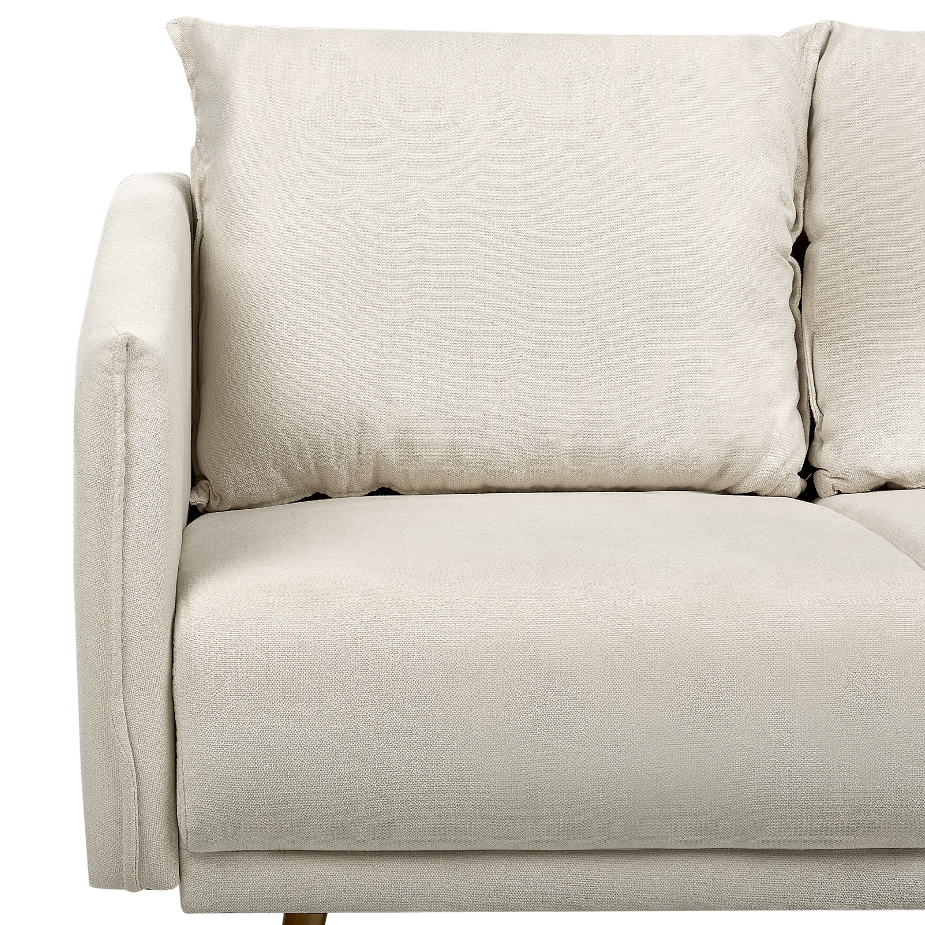 Beliani - MAURA  - Tweezitsbank - Lichtbeige - Polyester