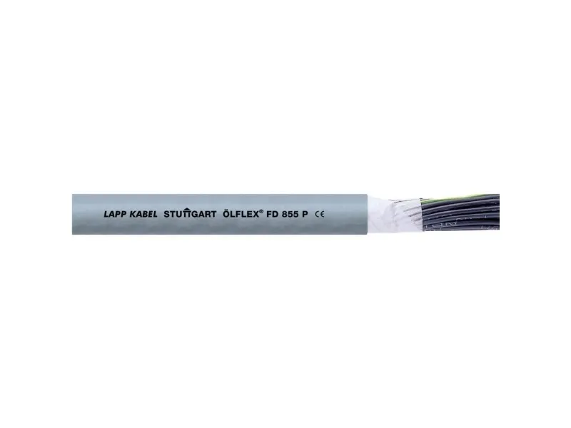 LAPP 27538/100 Slæbekædekabel ÖLFLEX® FD 855 P 25 G 0.5 mm² Grå 100 m