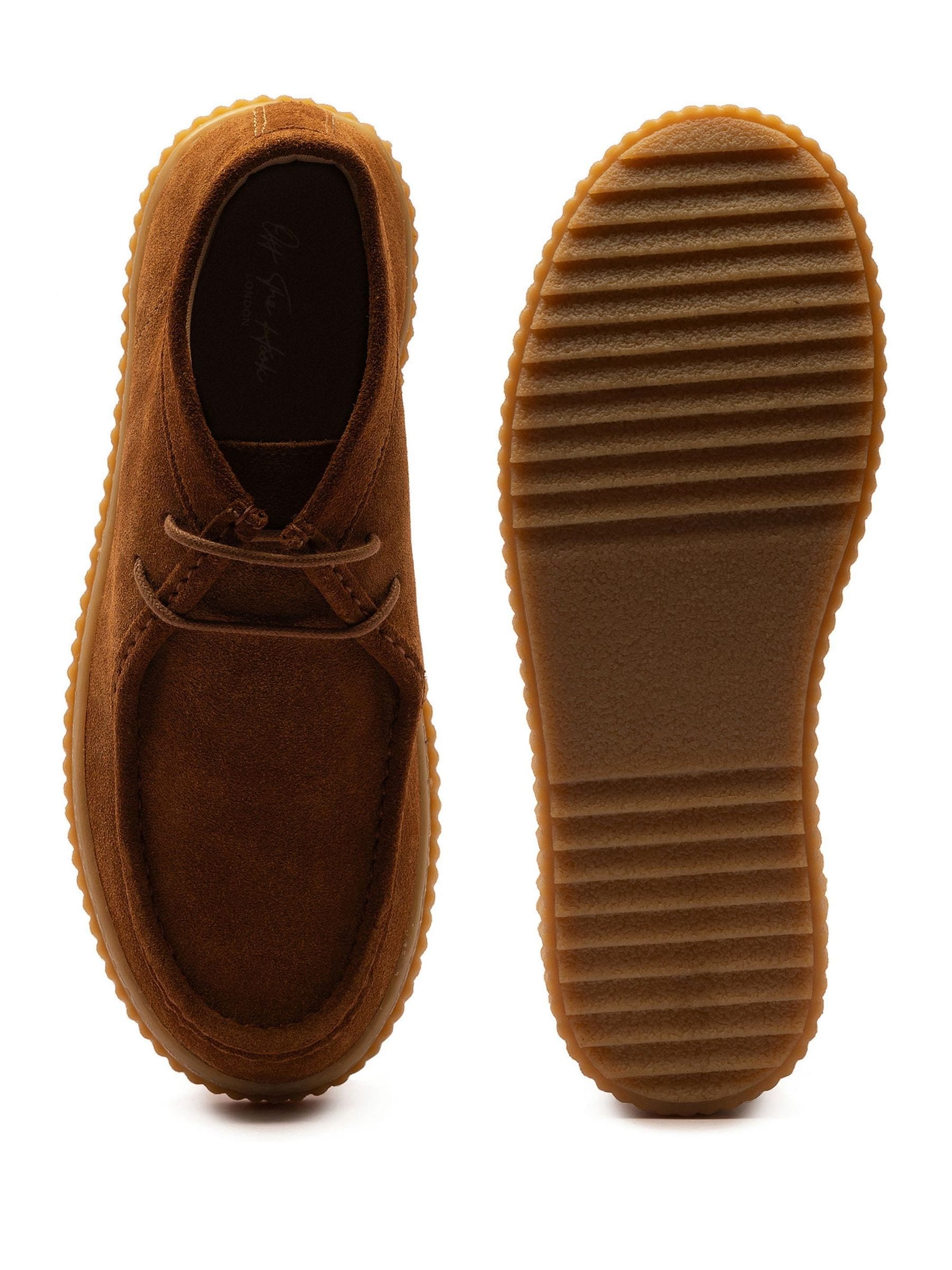 Lichtbruin - Off The Hook Bolan suède leren Vetersluiting casual Boots