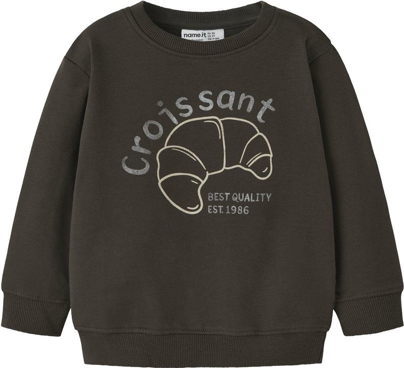 Sweatshirt - Regular Fit - Geborduurd - Lange Mouwen