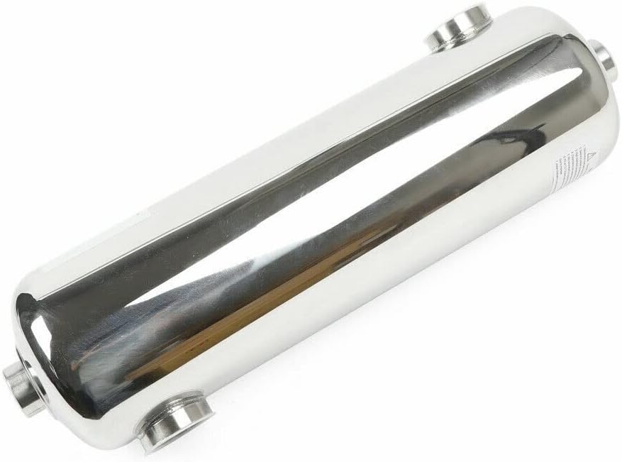 60Kw Edelstahl Schwimmbad Wärmetauscher 485 X 134 mm Schwimmbad Heizung für Schwimmbäder, Saunen, usw.
