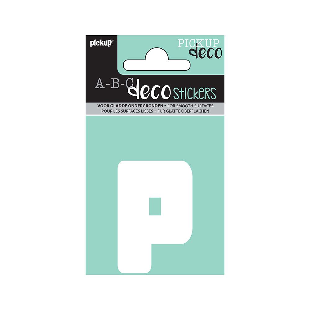 BOKSTAVER PICKUP P ABC DECO ANNA 60 MM P HVIT