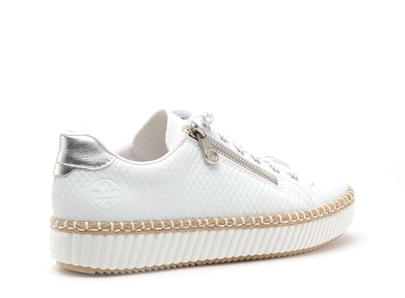 Rieker basses femme m2940 blanc