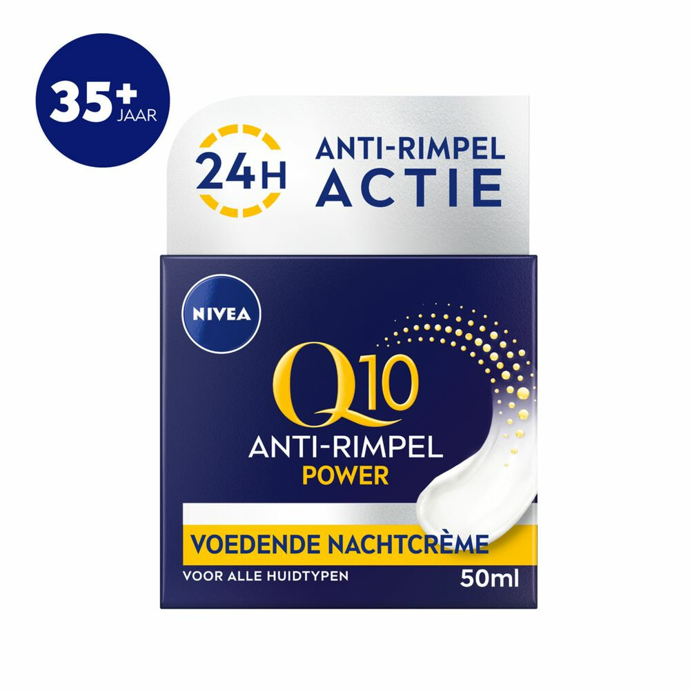 Nivea Q10 NachtcrèmePower Anti-Rimpel 50 ml