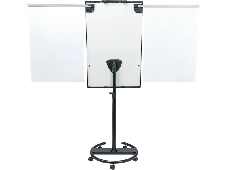 Legamaster SKETCH PRO mobile flipchart magnetisk- Round Base med 5 låsbare hjul giver stabilitet og mobilitet, pakken indeholder et start kit ( 1x flipover blok kvadreret, 2x edding ecoline flipchart penne, penneholderr i fuld længde samt 2 forlænge