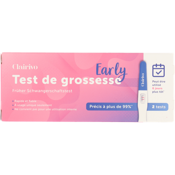 Clairivo Early Zwangerschapstest, 2 stuks