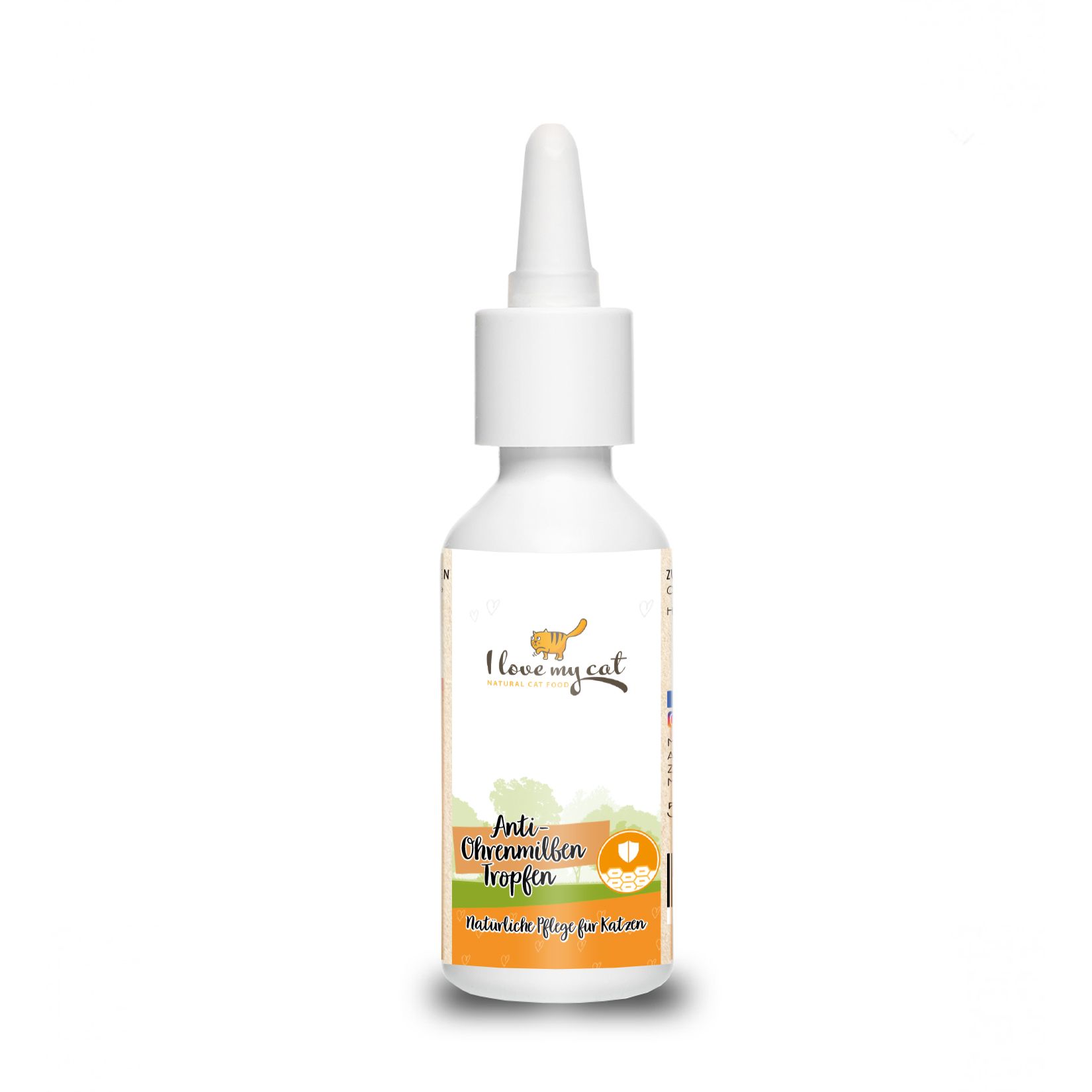 I love my cat hochwertiges Pflegeprodukt für Katzen - Anti-Ohrenmilben Tropfen