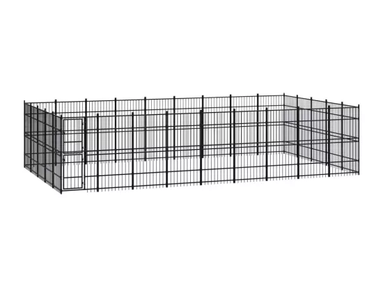 Chenil cage enclos pac noire 864 x 480 x 200 cm 02_0041847