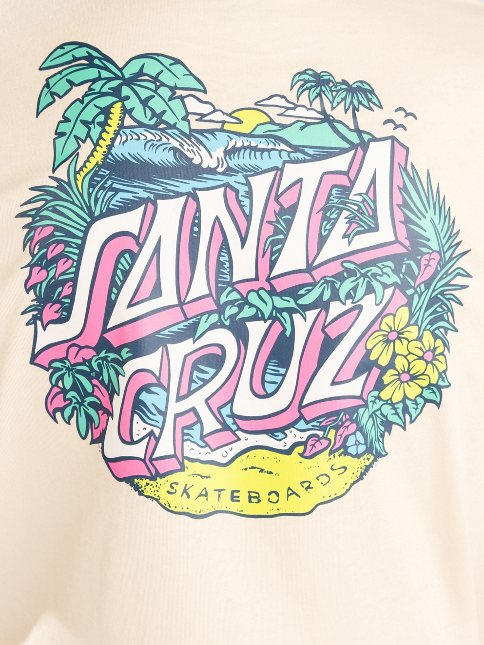 Santa Cruz Aloha Dot T-Shirt blond wood