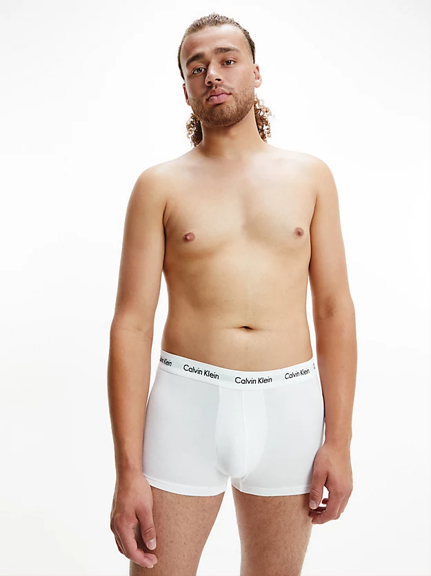 Pacote com 3 Cuecas Boxer de Cintura Baixa - Algodão Elástico