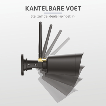 KlikAanKlikUit Ipcam-3500 Slimme Buitencamera Zwart