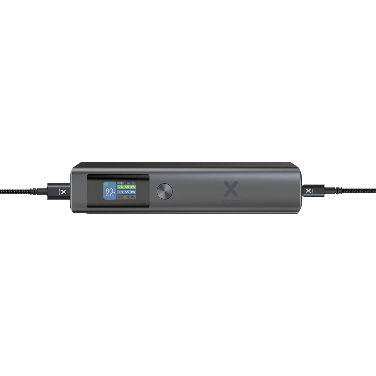 (100W) 20000mAh Nova Pro USB A / 2x USB C Powerbank Fast Charge Ladegerät (XNP200) - Grau