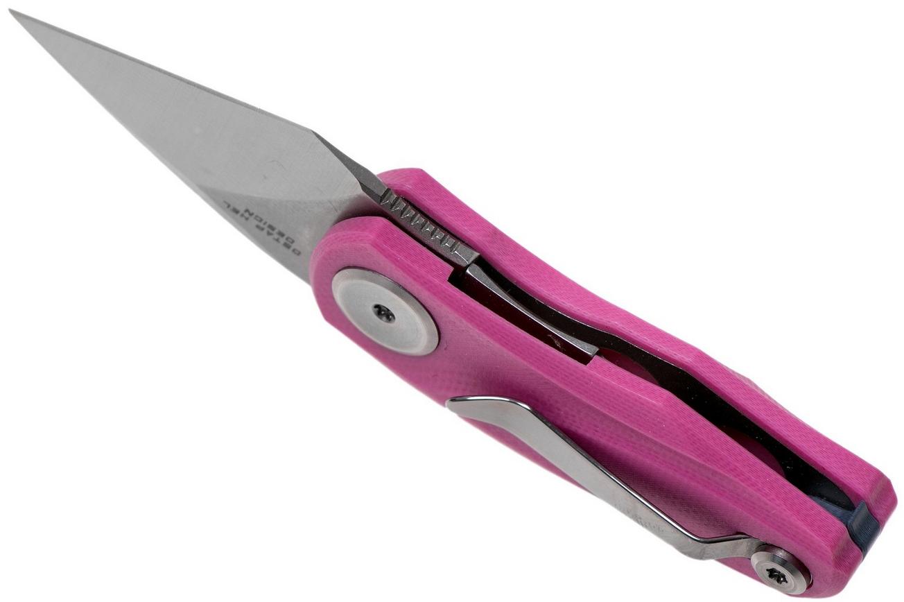Bestech Tulip Pink G10 BG38E zakmes, Ostap Hel design
