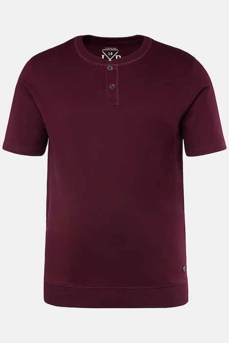 JP 1880 Henley, Bauchfit, Halbarm, Rundhals, bis 8 XL