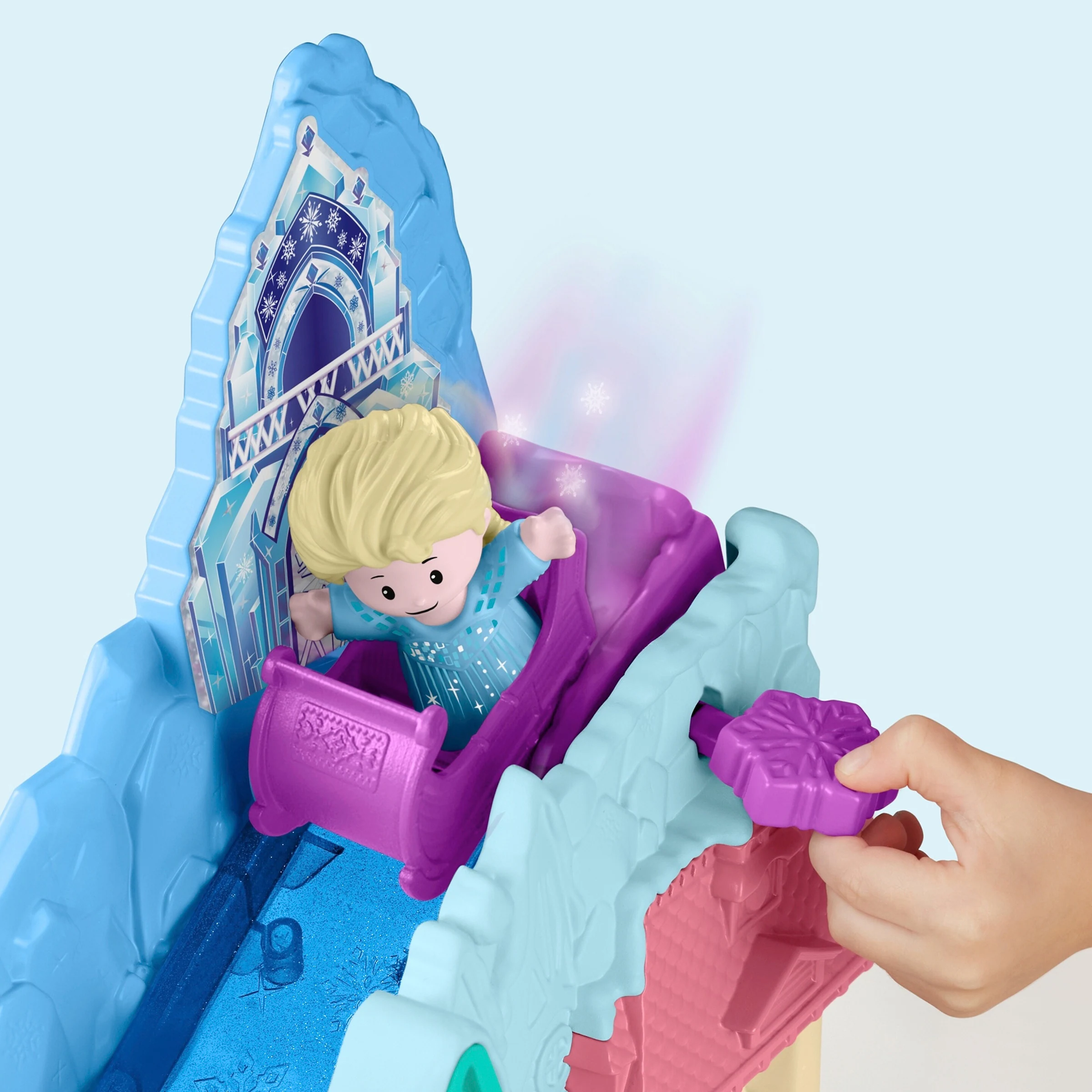 Fisher-Price Spielset Disney Die Eiskönigin Arendelle Schlittenabenteuer Little People