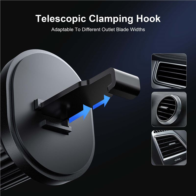 Magnetic Car holder Auto KFZ Smartphone Lüftungsgitter Halterung mit MagSafe (FRL-MGCH-01-BLK) - Schwarz