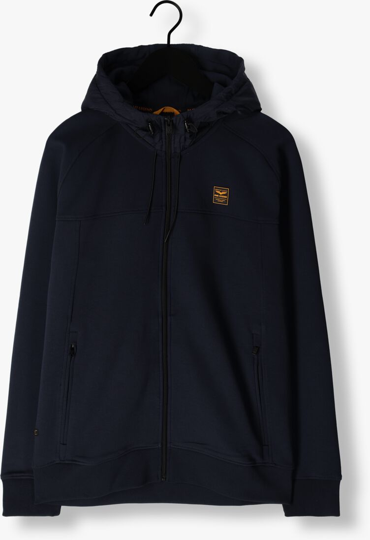 PME LEGEND blauwe pme legend jack zip jacket interlock sweat