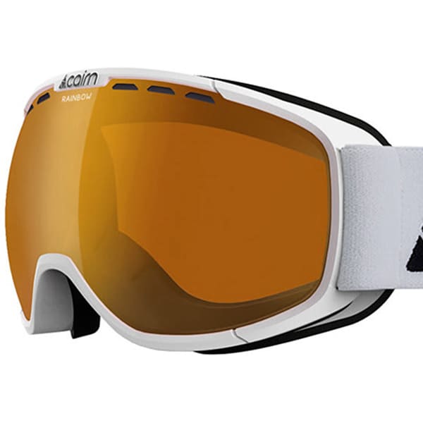 Masque de ski CAIRN RAINBOW / PHOTOCHROMIC SHINY WHITE