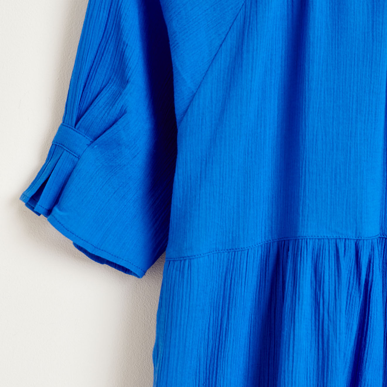 Bellerose Robe longue Pattie en Coton bleue