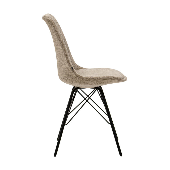Eetkamerstoel - Bren beige | Industrieel design