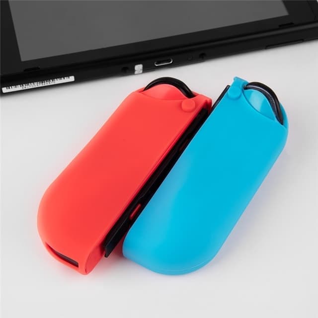 Silikonecover kompatibelt med Nintendo Switch + tommelfingergrebsbeskytter