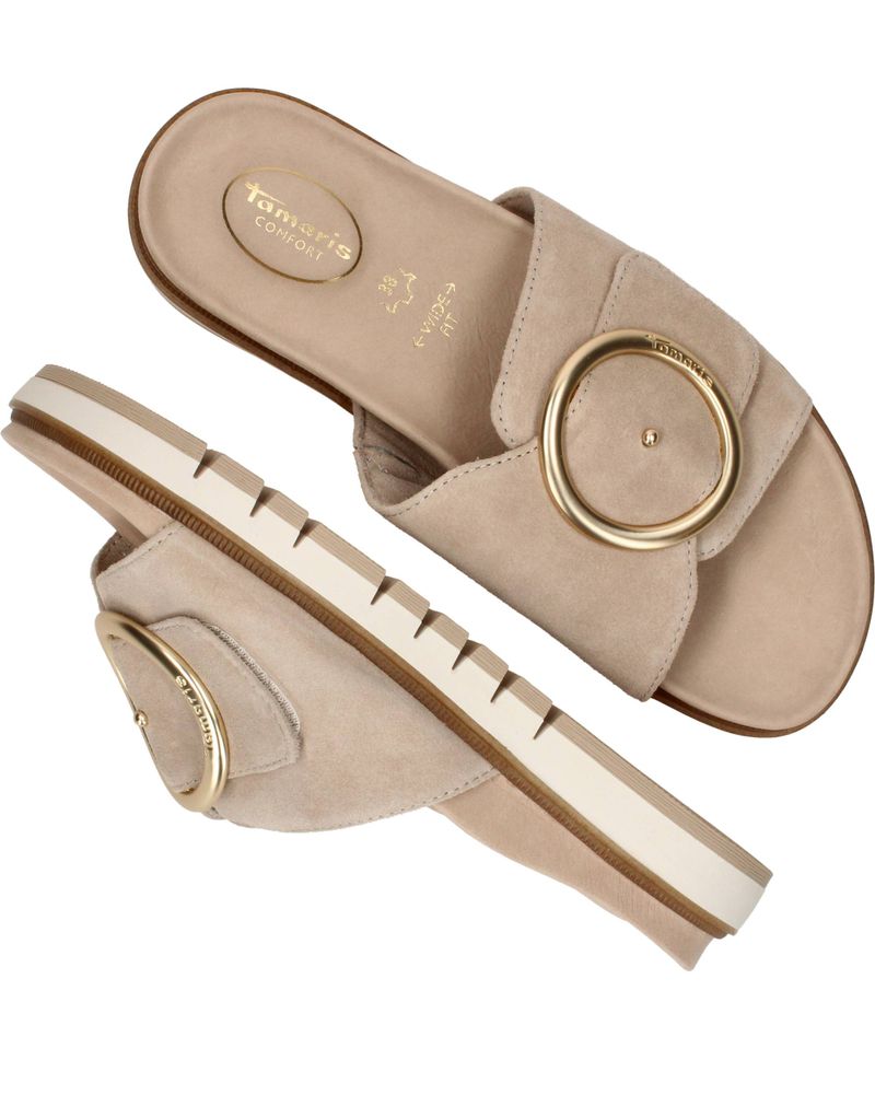 Tamaris Comfort Slippers Beige Dames