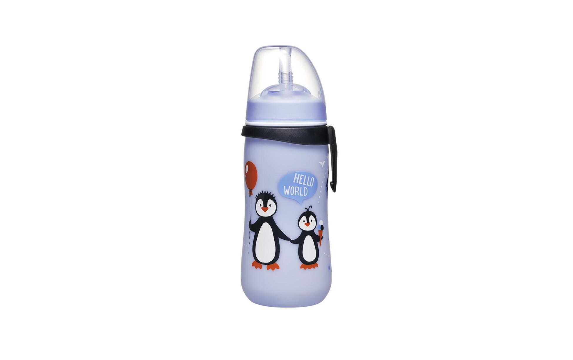 Trinklernflasche Straw Cup Pinguine 330 mlTrinklernflasche