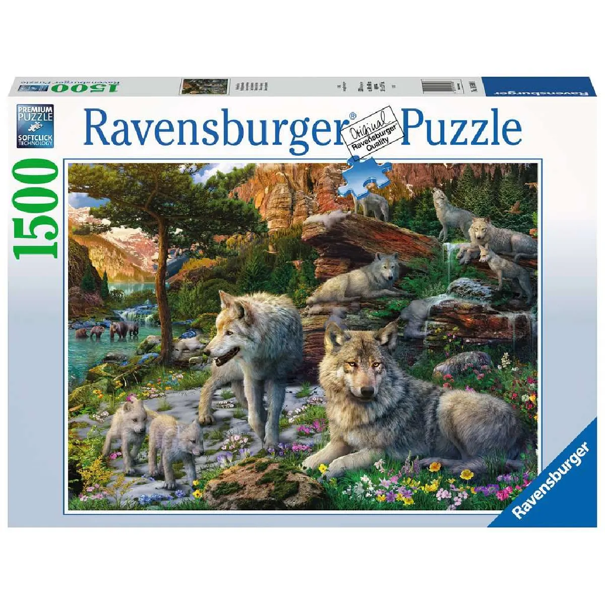 Ravensburger Puzzle - Loups au Printemps