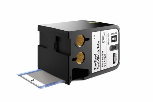 DYMO XTL - Polyolefin - svart på hvitt - 6 x 47 mm 81 etikett(er) (1 rull(er) x 81) hylser - for XTL 500