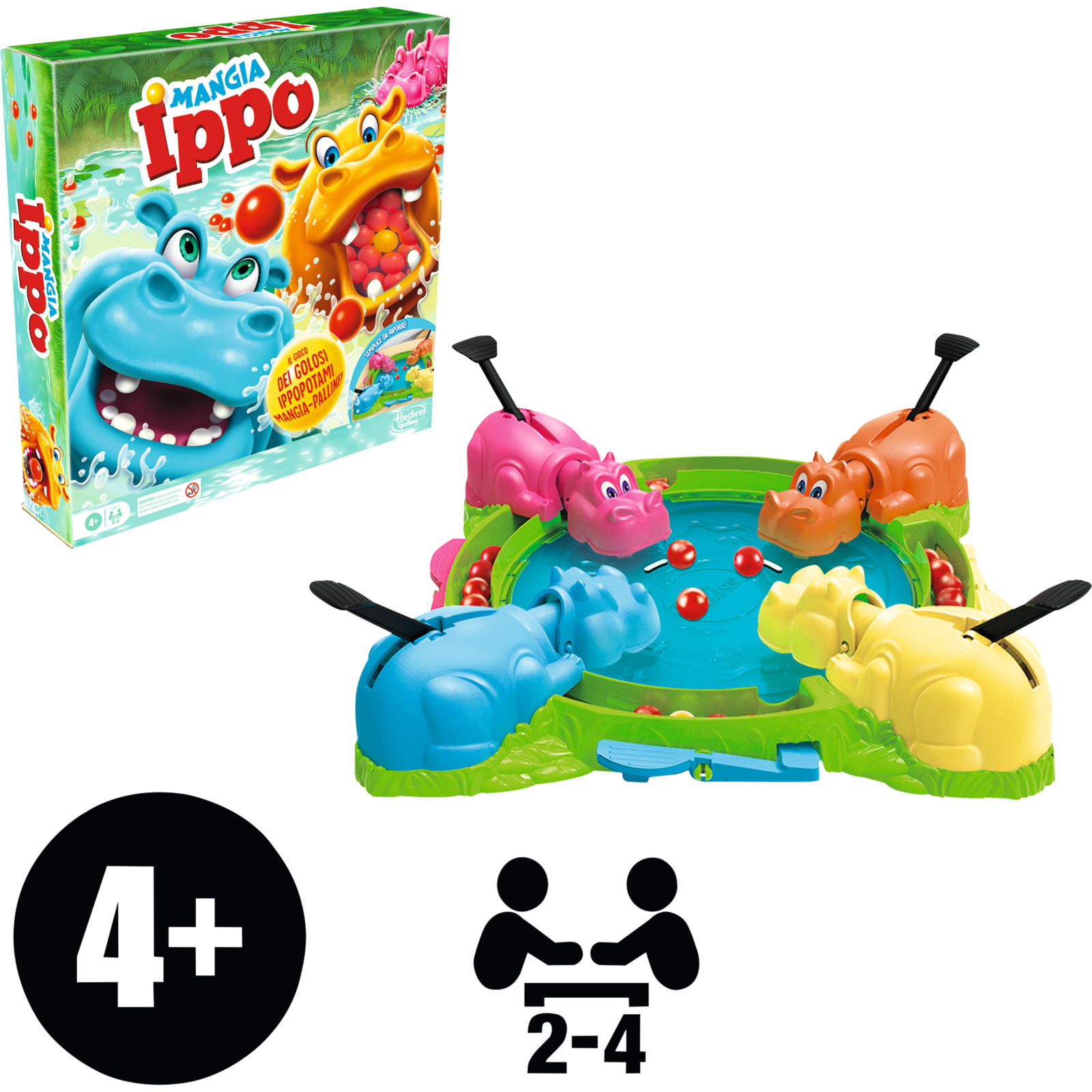 Hasbro Hippo Flip, italienisch