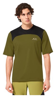 Maillot Manches Courtes Oakley Free Ride Vert