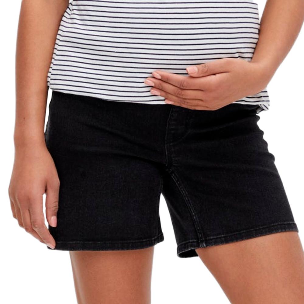 Mamalicious Short de Grossesse Noir Femme Mamalicious Lamy