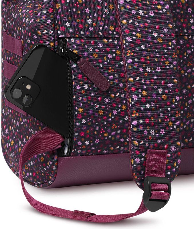 Cabaïa - Adventurer All Over - Rugzak - Paars - 100% Polyester - 23 Liter