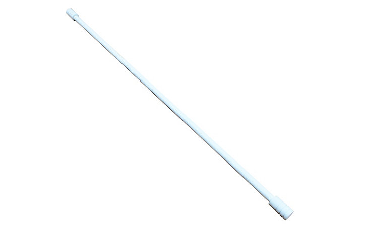 Kit barre de rideau GoodHome embout bouchon 70/100 Dokos Mat