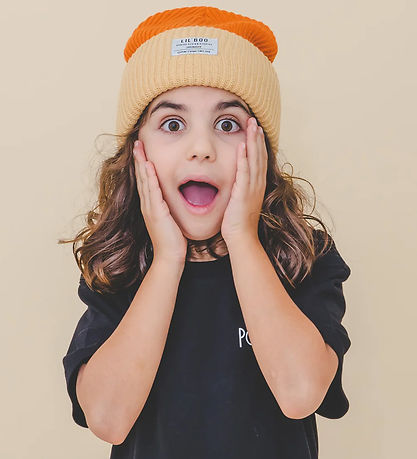 Lil'Boo Copenhagen Mütze - Strick - Gemütlich Beanie - Caramel/S