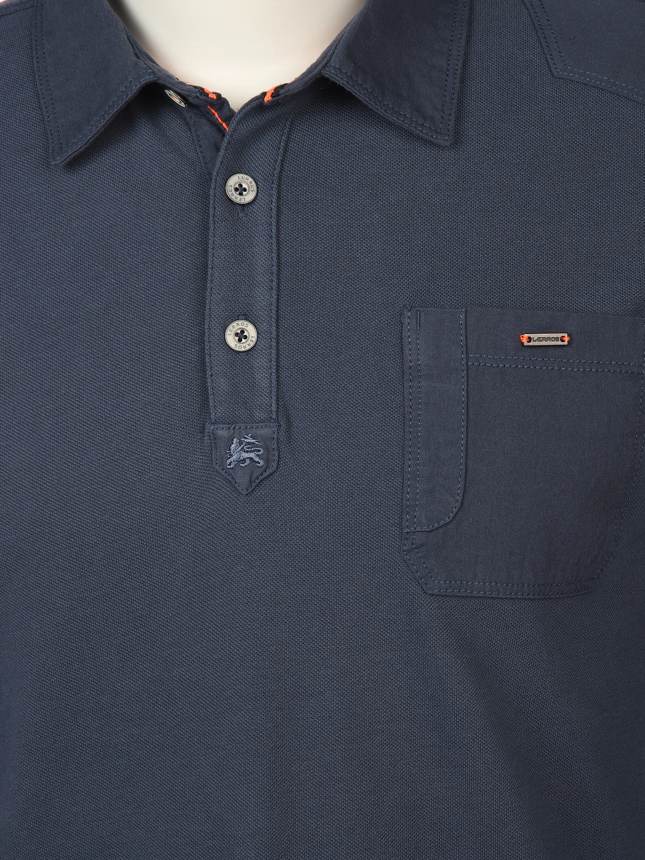 Herren Poloshirt mit langem Arm