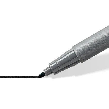 STAEDTLER® pigment pen 376 intensiv schwarz, 2-teilig