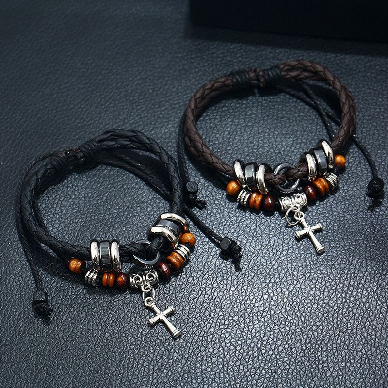 Lilafey - Kruislaag touw armband