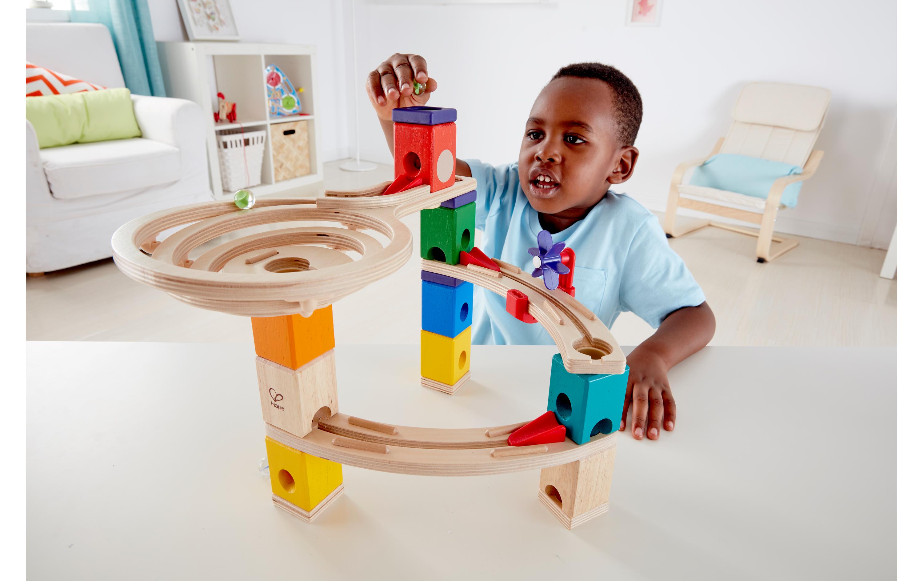 Kugelbahn Quadrilla Super Spiralburg & Endspurt<br>Bundle mit zwei Spielsets