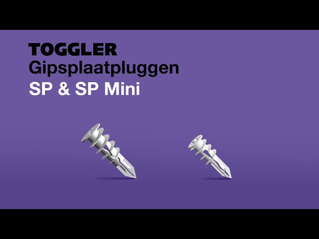 Toggler SP - 40 Gipsplaatplug - 9,5 / 12,5 / 15mm (40st)