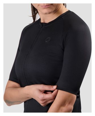 Maillot Manches Courtes Vélo Rogelli Essential II Noir Femme