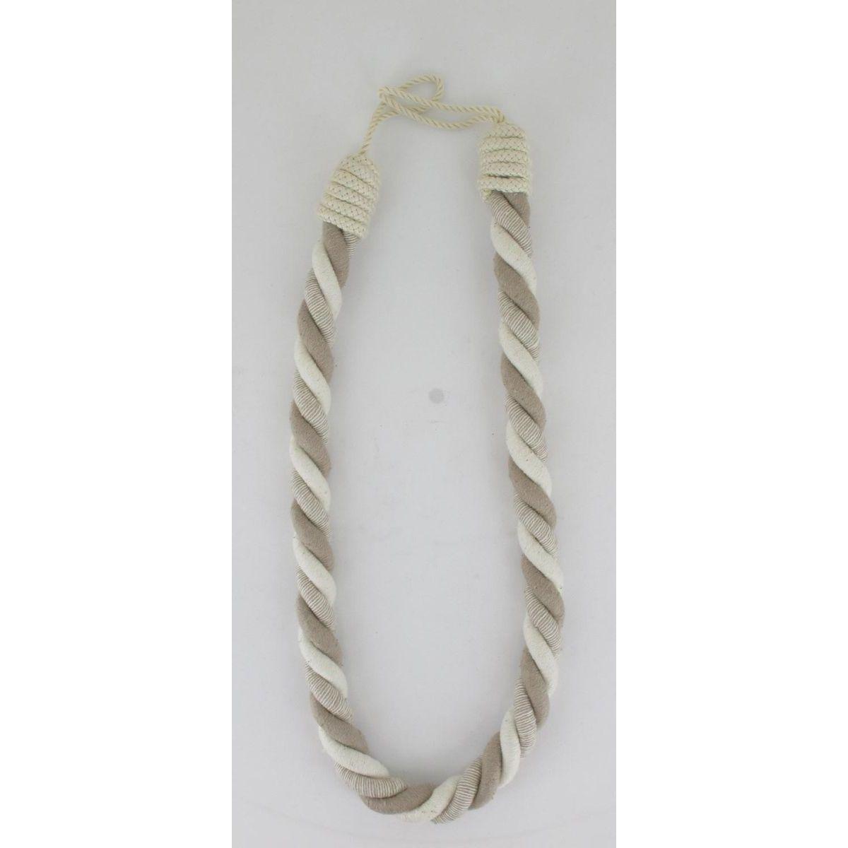EMBRASSE CABLE COTON  TAUPE