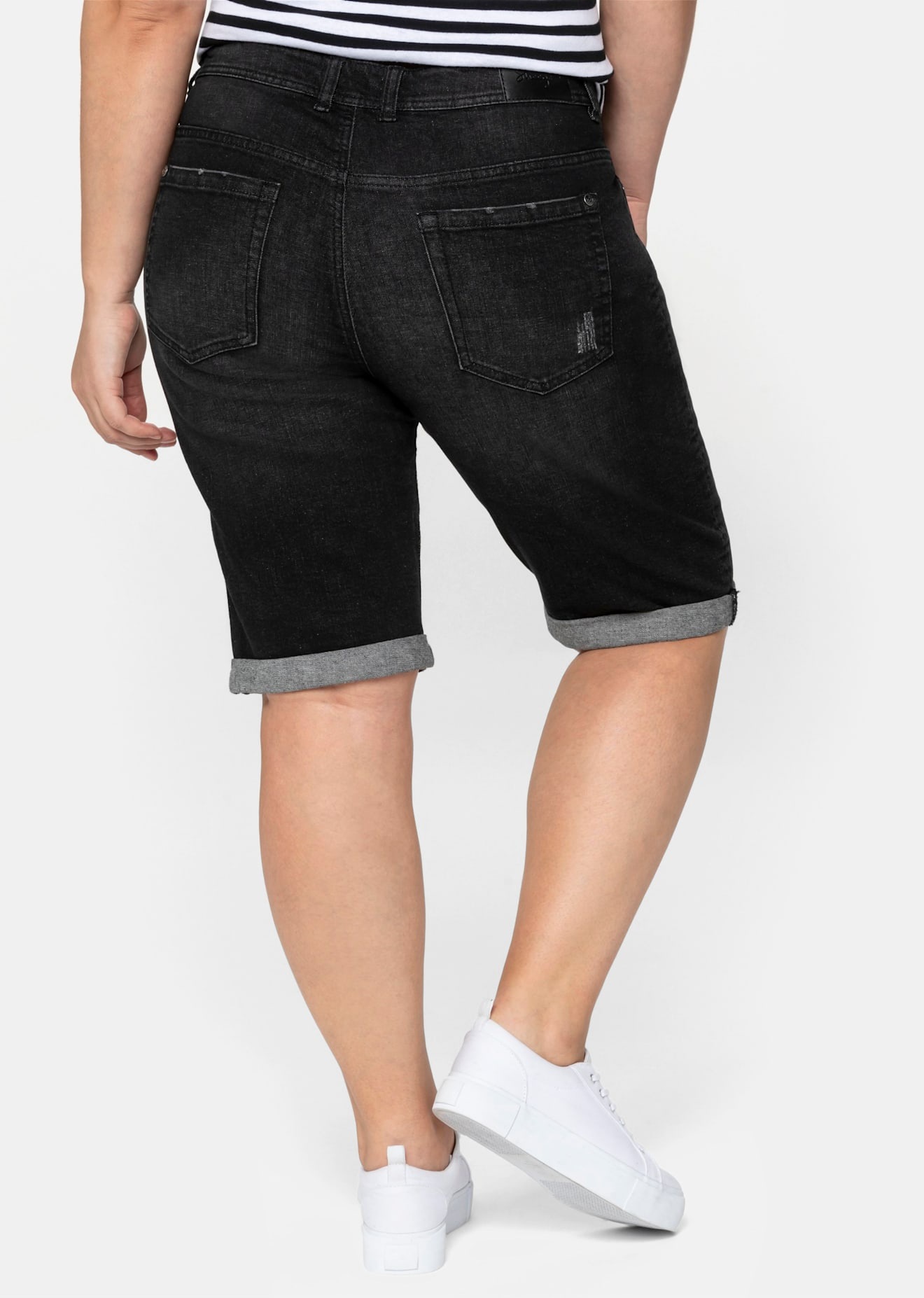 Sheego Jeansbermudas 1 Stk. tlg.