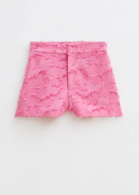 Short met franjes roze (ROS)