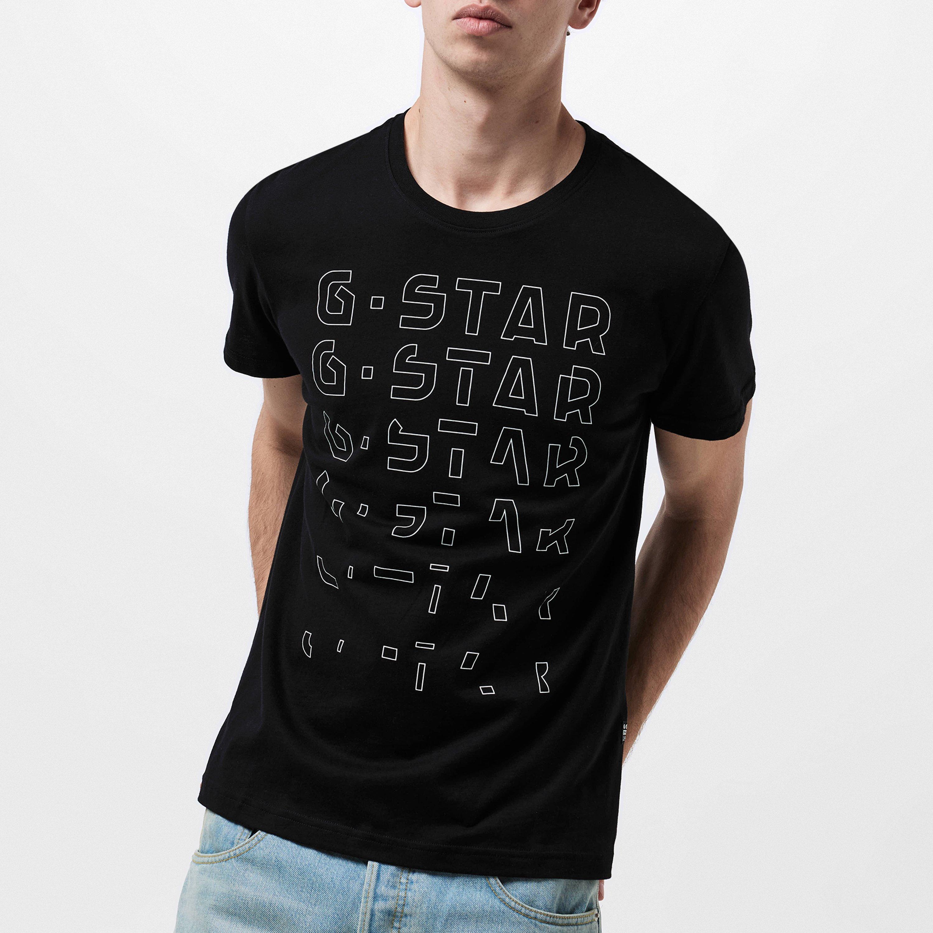 G Star Gradient Graphic T Shirt