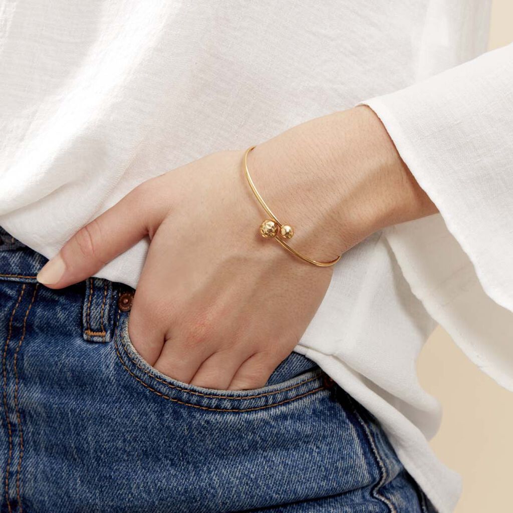 Bracelet Jonc Clemmie Or Jaune