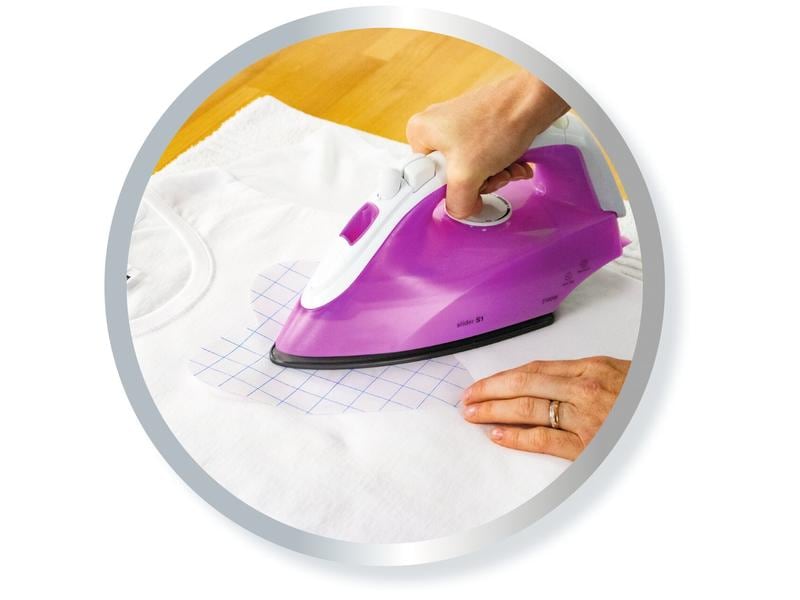 HERMA Aufbügelfolie A4, 10 Stück, Weiss T-Shirt-Folie für helle und weisse Textilien